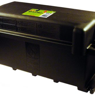 Dual 6-V Battery Box End by End