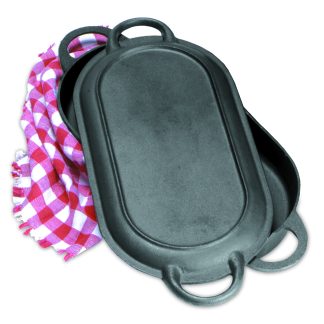 Fish Fry Pan W/cover 7 Qt