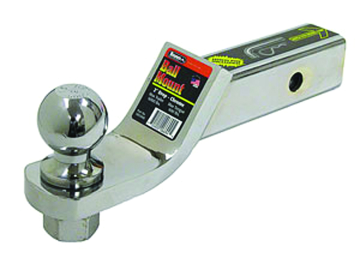 Ball Mount Kit,2 X 8 Crm,w/2in Ball,3/pk