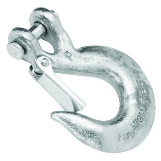 Clevis Slip Hook W/latch, Grade 43, 3/8"