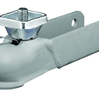 Coupler, Ball Size 2" - 2-1/8 " Hand-Wheel, Tongue Mount Channel Width 2-7/16", Rating 5,000 Lbs.