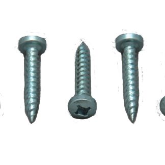 Pan Head Square Recess Screw 8 X 1-1/2 Zinc (1000/ctn)