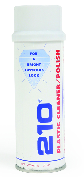 210 Plastic Cleaner/polish, 7oz Spray