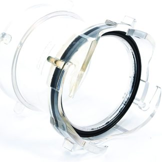 RV Sewer Extender, 3.5 Clear Adapter
