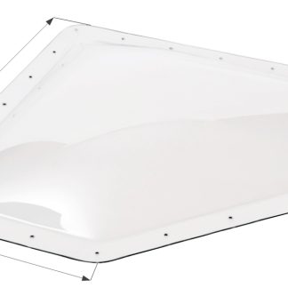 NSL2412W - White, 24 x 12 x 4 Dome
