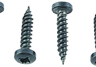 Square Recess Screw, Pan Head 8 X 1 Zinc