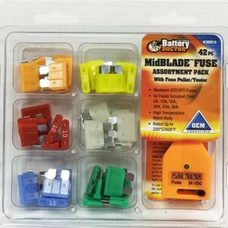 42pc Minbladeu2122 Fuse Kit W/puller-Tester