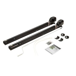 Universal Awning Hardware - Solera Hybrid 69 - Infinite - Am Kit - Black