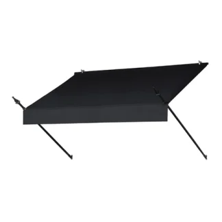 Shade, Front Panel Awning - Black 09x17