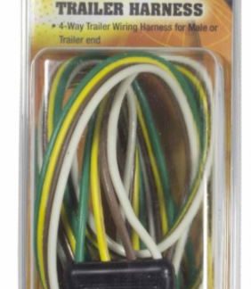 4-Way 48 Trailer Harness-Male End-Retail Pkg