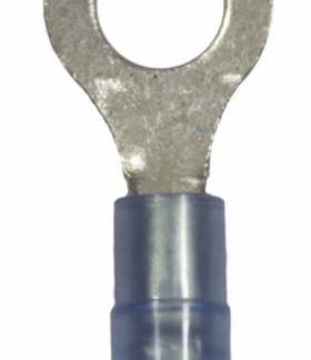16-14awg 1/4 Nylon Ring Terminal- 5 Pcs