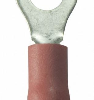 22-18awg #8 Vinyl Ring Terminal- 25 Pcs