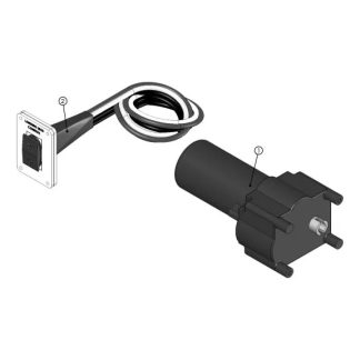 Standard Landing Gear Motor & Ip Rated Switch And Harness