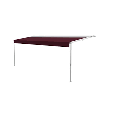 126 Standard Window Awning Roller, Burgundy Fade, White Wg