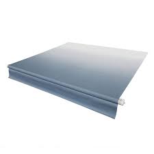 108 Standard Window Awning Roller, Blue Fade, White Wg