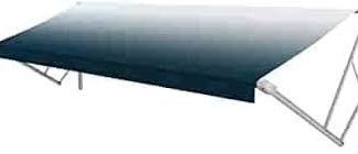 42 Xl Window Awning Roller, Blue Fade, White Wg