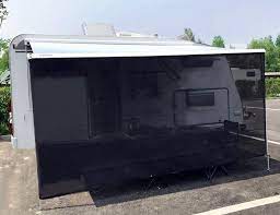 Shade, Front Panel Awning - Black 07x19