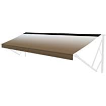 84 Xl Window Awning Roller, Sand Fade, Black Wg