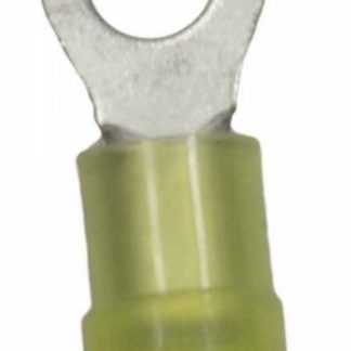 Insulated Ring Terminal-Vinyl Yellow, 5/Card 10-12 Gauge