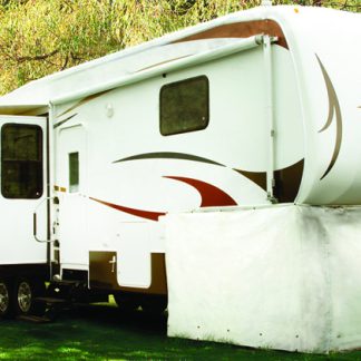 Skirt,5thwheel,med,colwhite 266"x68", Vinyl