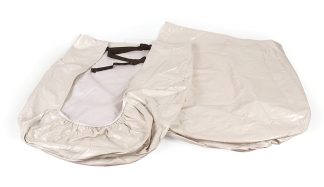Cover, Wheel & Tire Protectors 36-39, Colwh Vinyl, Set/2