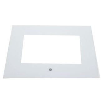 Mbly White Glass Black Frame