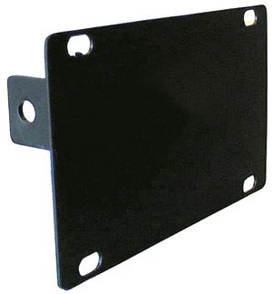 Front Mounted Receiver Accessory, License Plate Holder