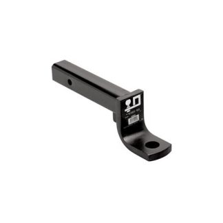 Hollow Shank Ball Mount, 10,000 Lbs. Gtw, 1-1/4 Ball Hole, 9 Length, 2-3/4 Rise, 4 Drop, Black