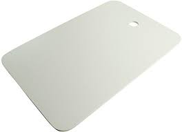 25 X 19 Double Bowl Sink Cover; Small Side - White