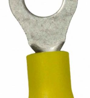 12-10awg 1/4 Vinyl Ring Terminal- 25 Pcs