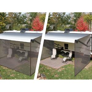 Shade, Side Panel Awning - Black 08