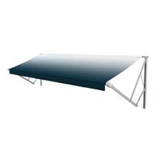 132 Standard Window Awning Roller, Blue Fade, White Wg