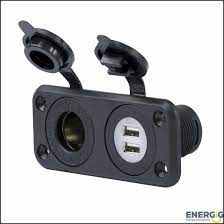12v Dual Usb Charger And 12v Receptacle