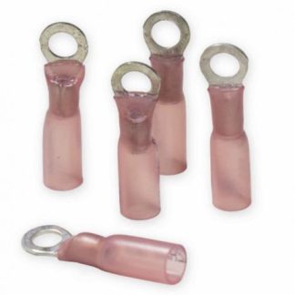 22-18awg #10 Nylon Ring Terminal- 5 Pcs