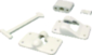 4 Polar White Composite t-Style Door Holder W/ 1u00bc Bumper