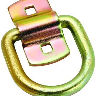 Forged D-Ring W/mounting Bracket, 1/2", 12,000 Lbs., Yellow Zinc