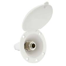RV Exterior Spray Dock - White