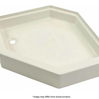 24 X 40 Shower Pan; Left Drain - Parchment