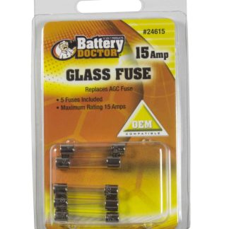 Agc Glass Fuse-15a-5pcs Retail Pkg