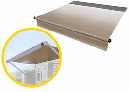 54 Xl Window Awning Roller, Sand Fade, Black Wg