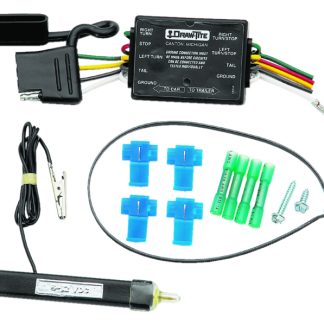 4-Flat Wiring Kit W/taillight Converter, Contains 72" 16 Ga. Car End Connector Universal Kit For Vehicles Which Require A Tailli