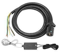 7-Way Molded Trailer End W/ 10' Cable And Breakaway Switch