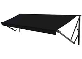 180 Standard Window Awning Roller, Black Solid