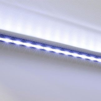 15' LED Fab Light Kit Bk With Switch/plate