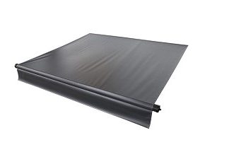 54 Xl Window Awning Roller, Black Solid