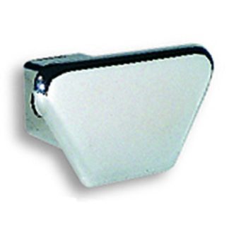 Receiver Tube Cover, 2" Sq., Chrome Plastic