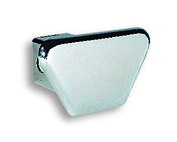 Receiver Tube Cover, 2" Sq., Chrome Plastic
