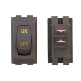 Labeled On/Off Switches - Brown/Gold, Carded