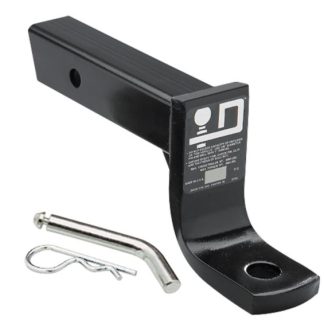 Ball Mount Kit, 7,500 Lbs. Gtw, 1 Ball Hole, 9 Length, 2-3/4 Rise, 4 Drop, Black