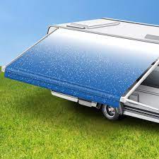 72 Xl Window Awning Roller, Blue Fade, White Wg